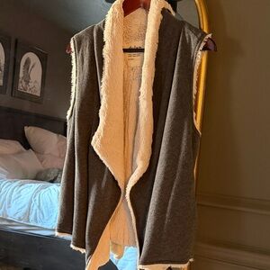 Dylan Gray and Cream Fur Vest